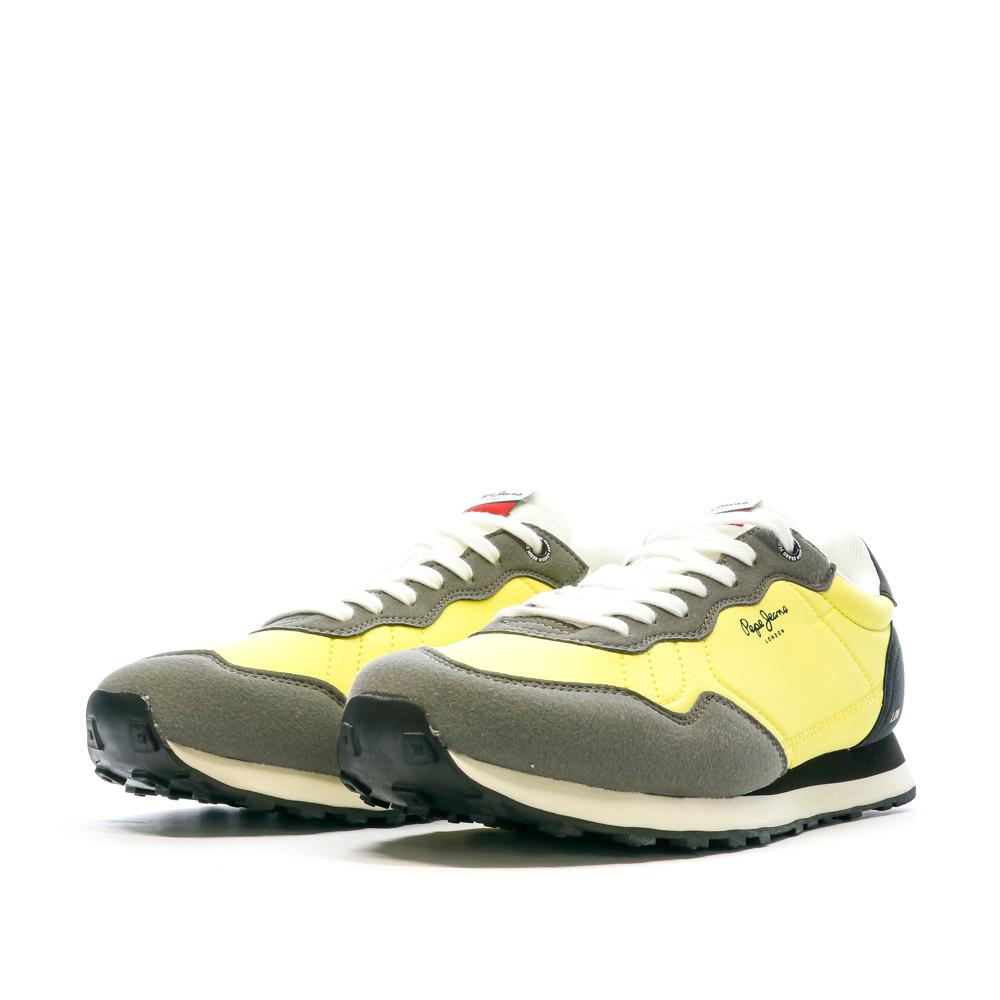 Baskets Jaunes/Kaki Homme Pepe jeans Natch Male vue 6