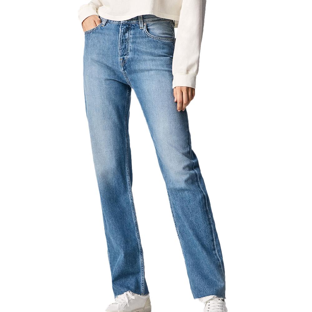 Jeans Regular Bleu Femme Pepe jeans Robyn pas cher