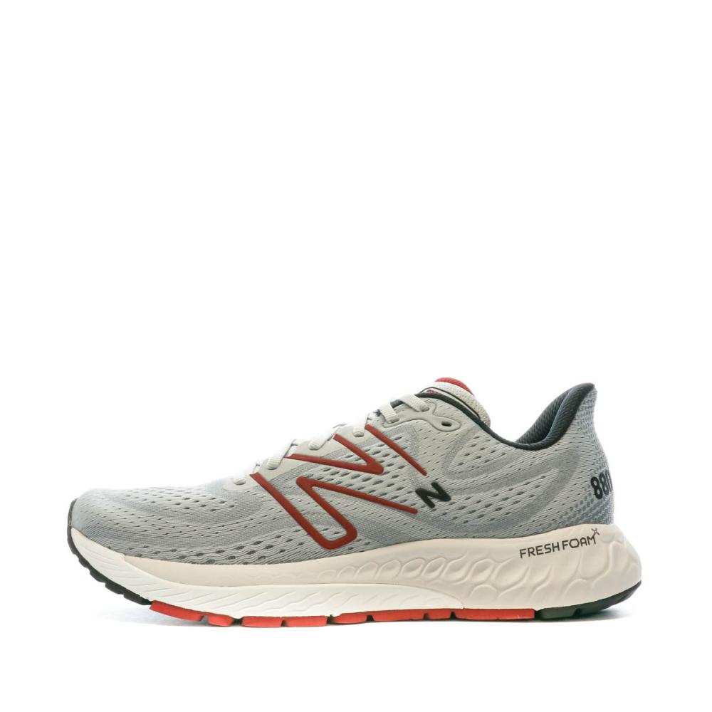 Chaussures de Running Grise/Rouge Homme New Balance 880 pas cher