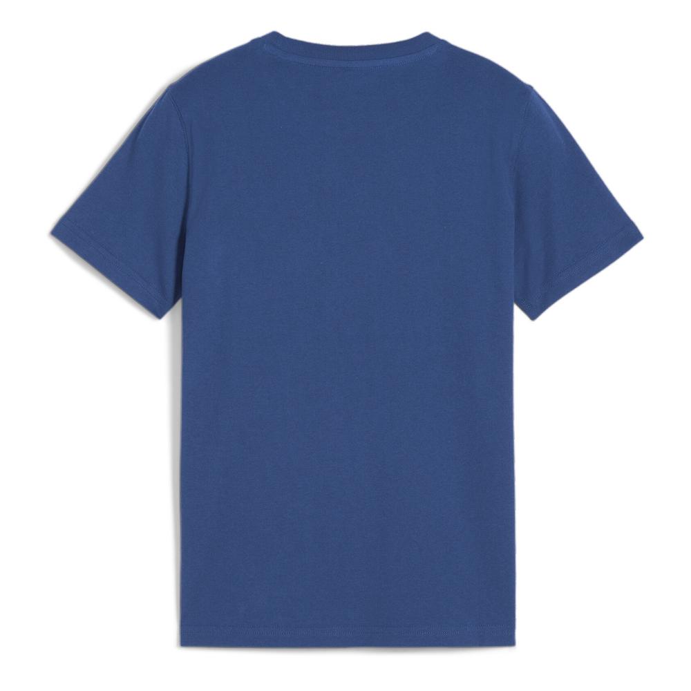 T-shirt Bleu Garçon Puma Power Graphic vue 2