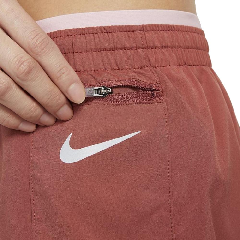 Short de sport Terracotta Femme Nike Tempo Luxe vue 2