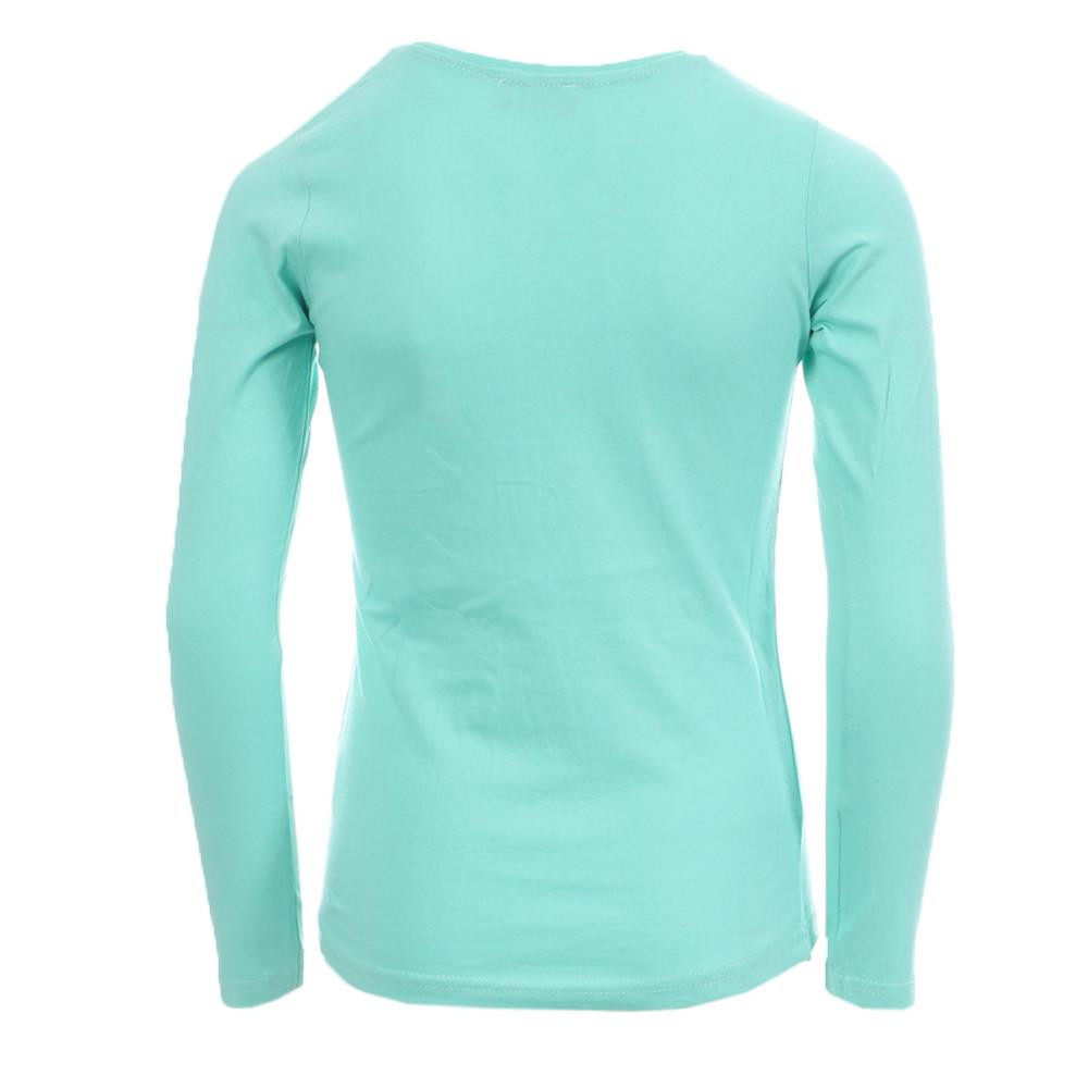 T-shirt Turquoise Fille Naf Naf 4051 vue 2