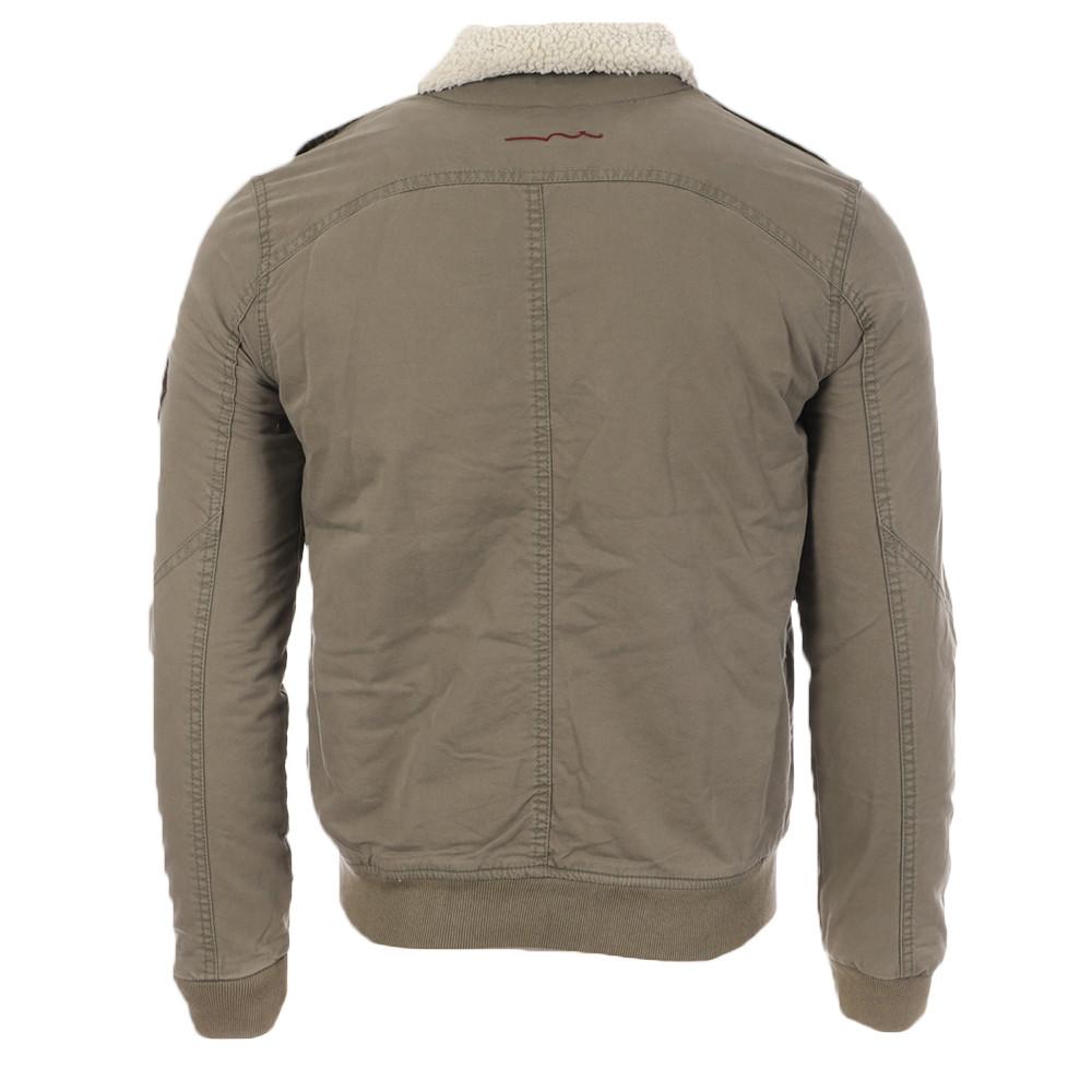 Veste Kaki Homme Teddy Smith Berzan vue 2