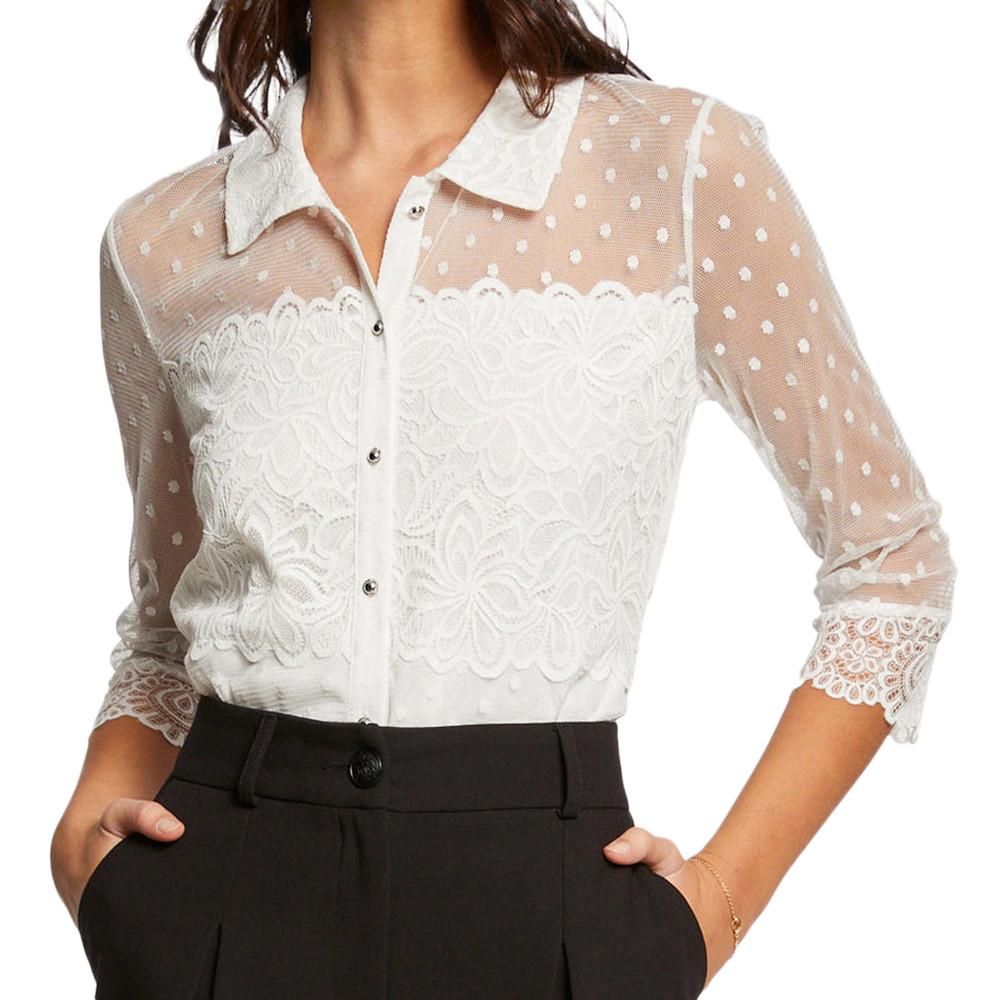 Blouse Blanche Femme Morgan TDEFL pas cher