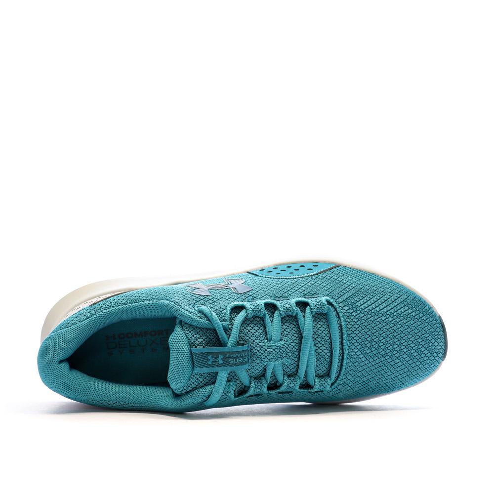 Chaussures de Running Turquoise Homme Under Armour Charged Surge 4 vue 4