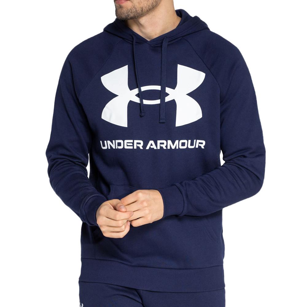 Sweat à capuche Marine Homme Under Armour Rival pas cher