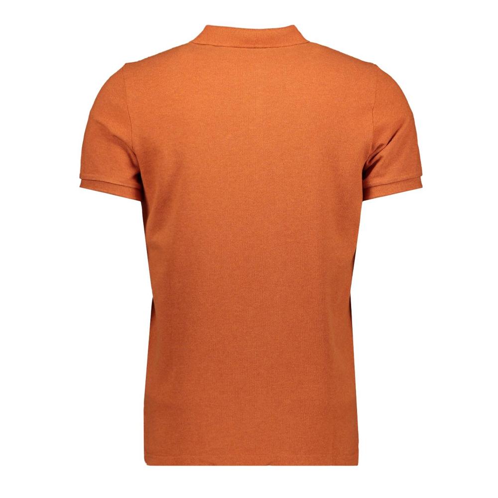 Polo Orange Homme Superdry Classic Piques vue 2