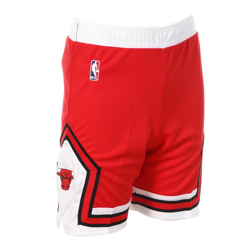 Short de Basketball Rouge/Blanc Garçon NBA Chicago Bulls pas cher