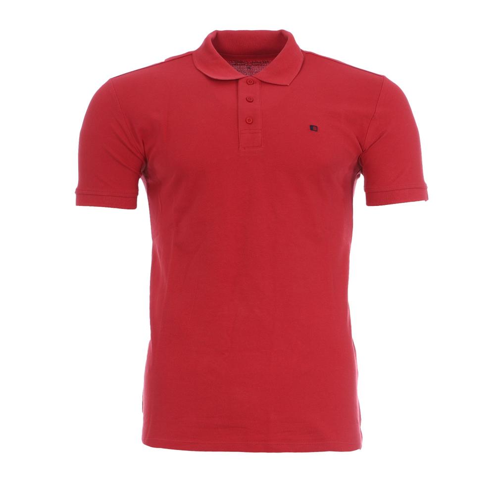 Polo Rouge Homme Teddy Smith Pilote pas cher