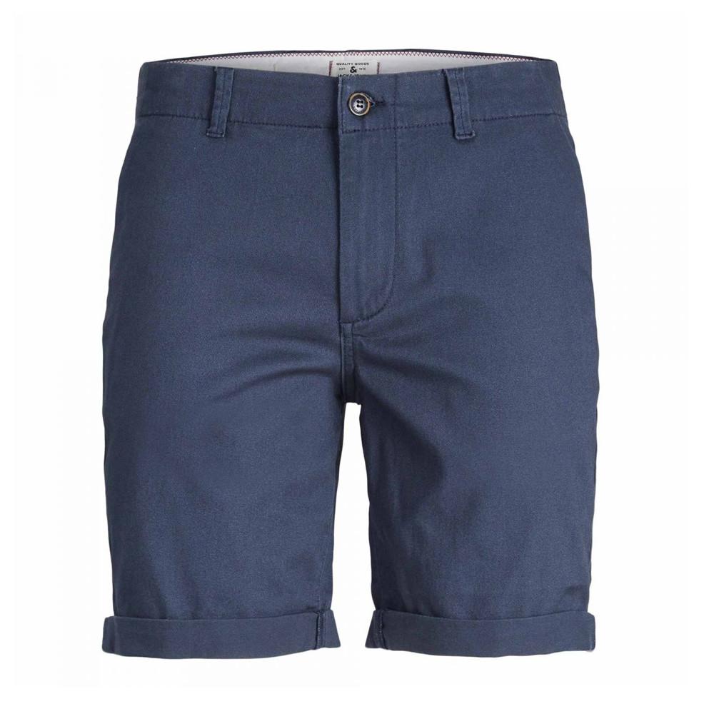 Short Bleu Foncé Homme Jack & Jones Chino pas cher