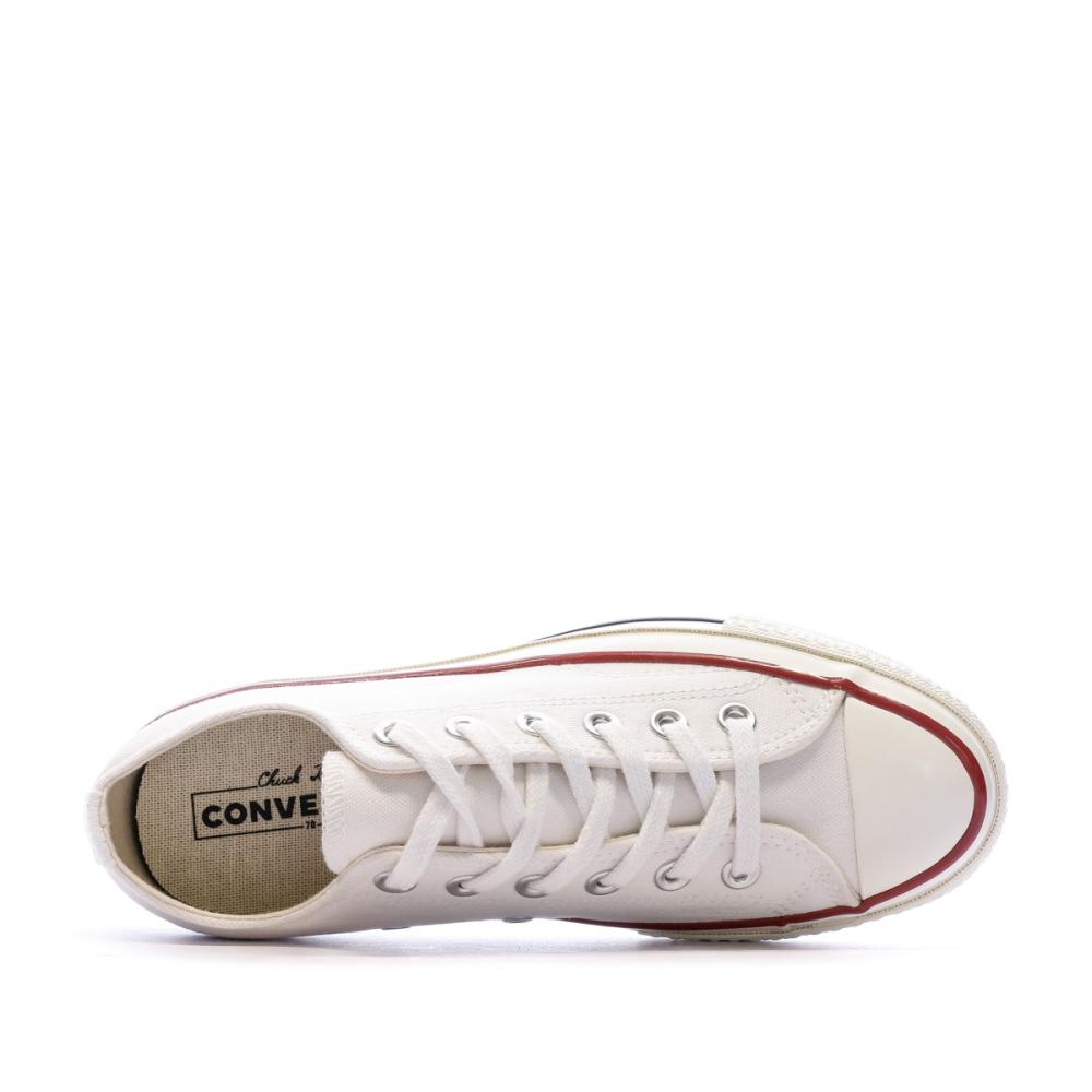 Baskets Blanches Homme/Femme Converse Chuck 70's vue 4