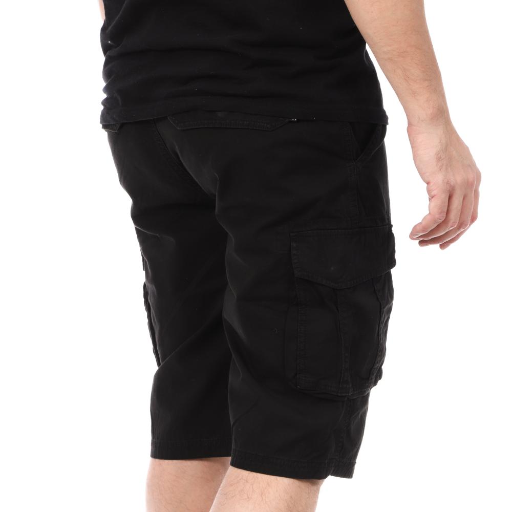 Short Noir Homme Schott Cargo vue 2