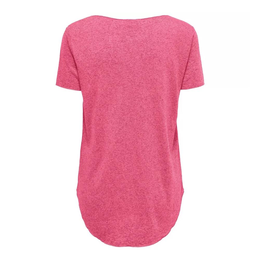 T-Shirt Rose Foncé Femme JDY Linette vue 2