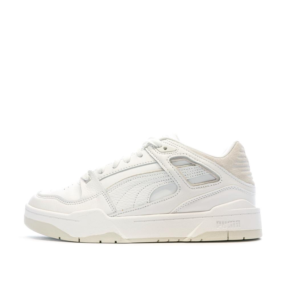 Baskets Blanches Homme Puma Slips tream pas cher