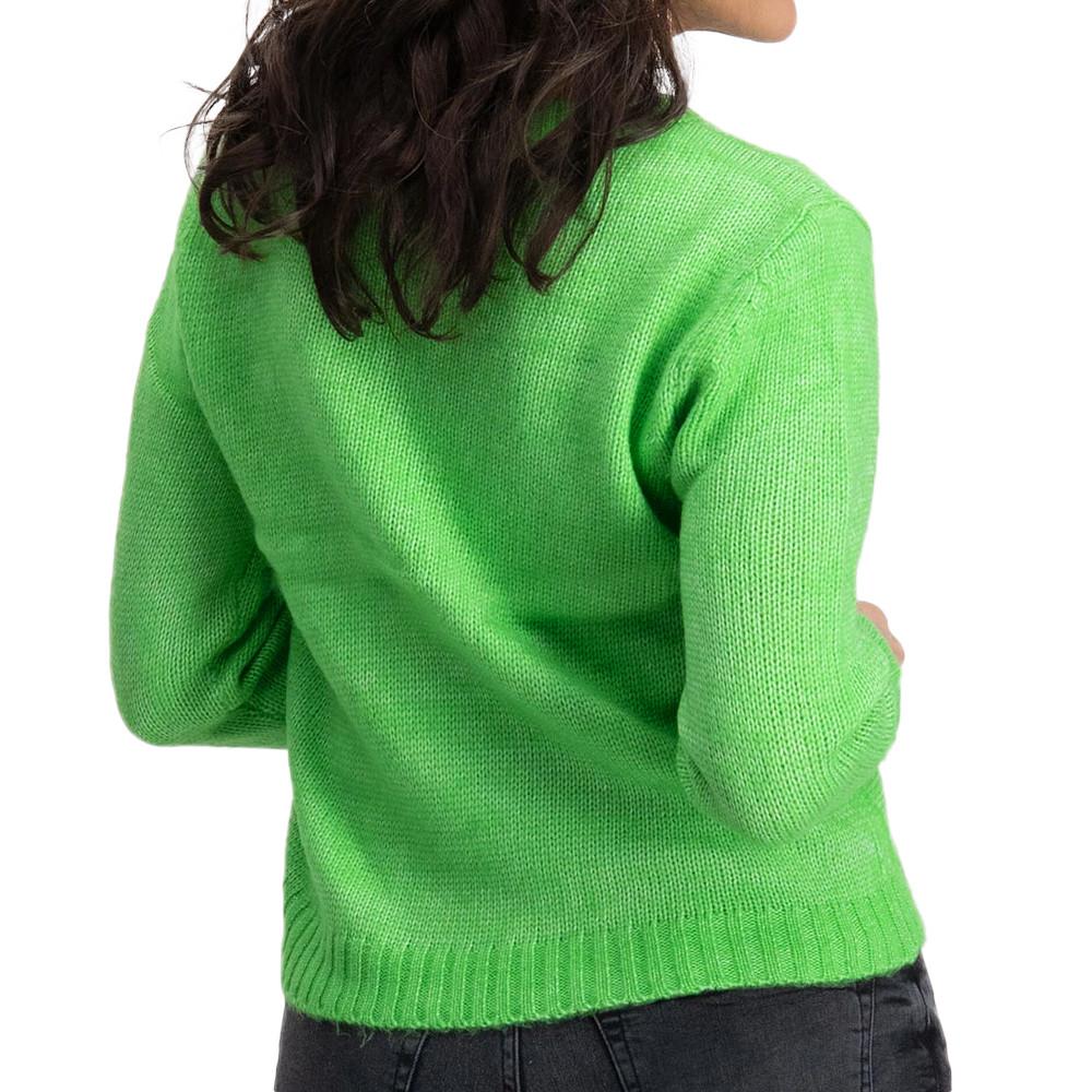 Pull Vert Femme JDY Silja vue 2