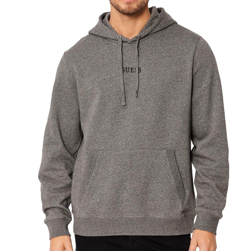 Sweat à Capuche Gris Homme Guess Roy pas cher