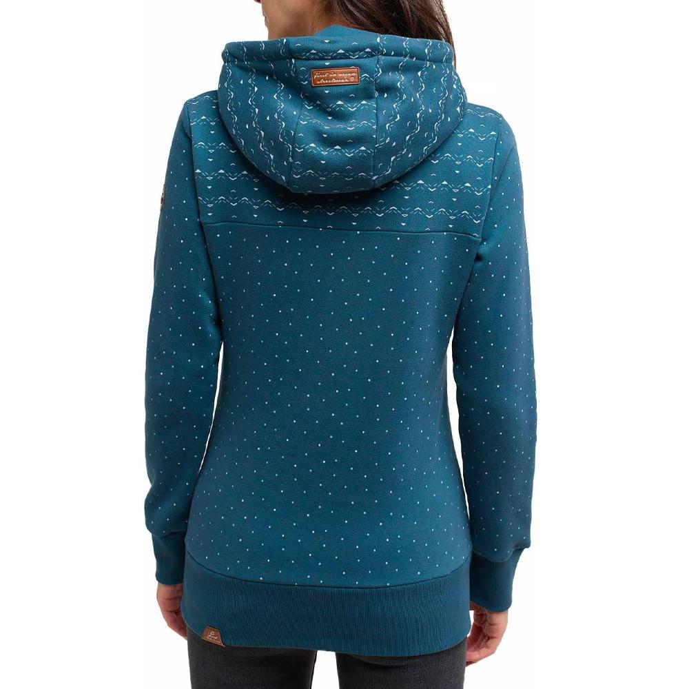 Sweat à Capuche Bleu Femme Ragwear Nuggie vue 2