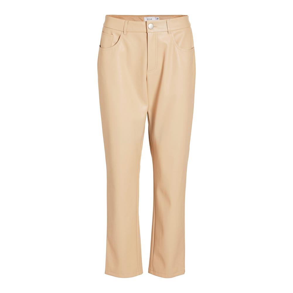 Pantalon Fluide Beige Femme Vila Agmar pas cher