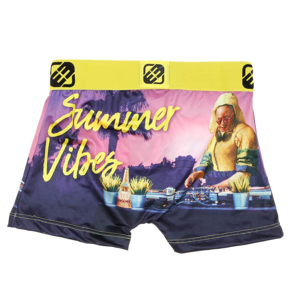 Boxer Noir/Jaune à Imprimés Garçon Freegun Vib vue 2