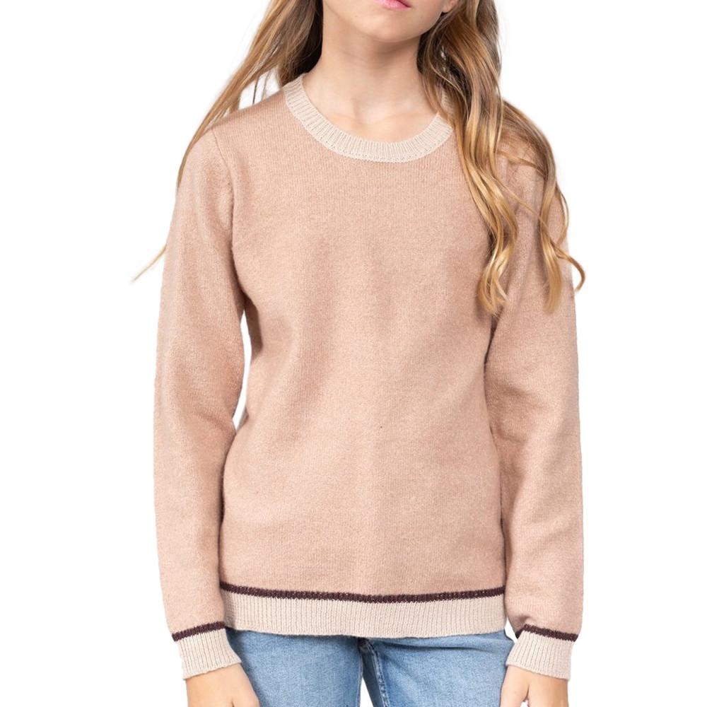 Pull Beige Fille Deeluxe Monica pas cher