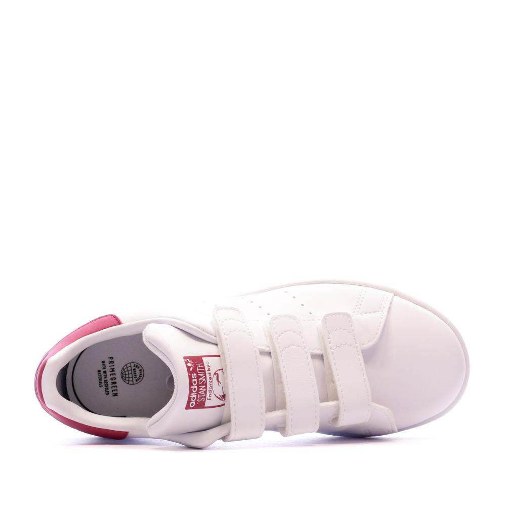 Stan Smith Baskets Blanc Rose Fille Adidas Espace des marques