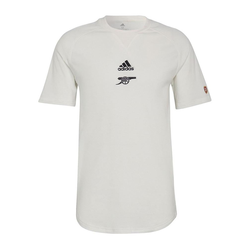 Arsenal T-shirt Blanc Homme Adidas Travel pas cher