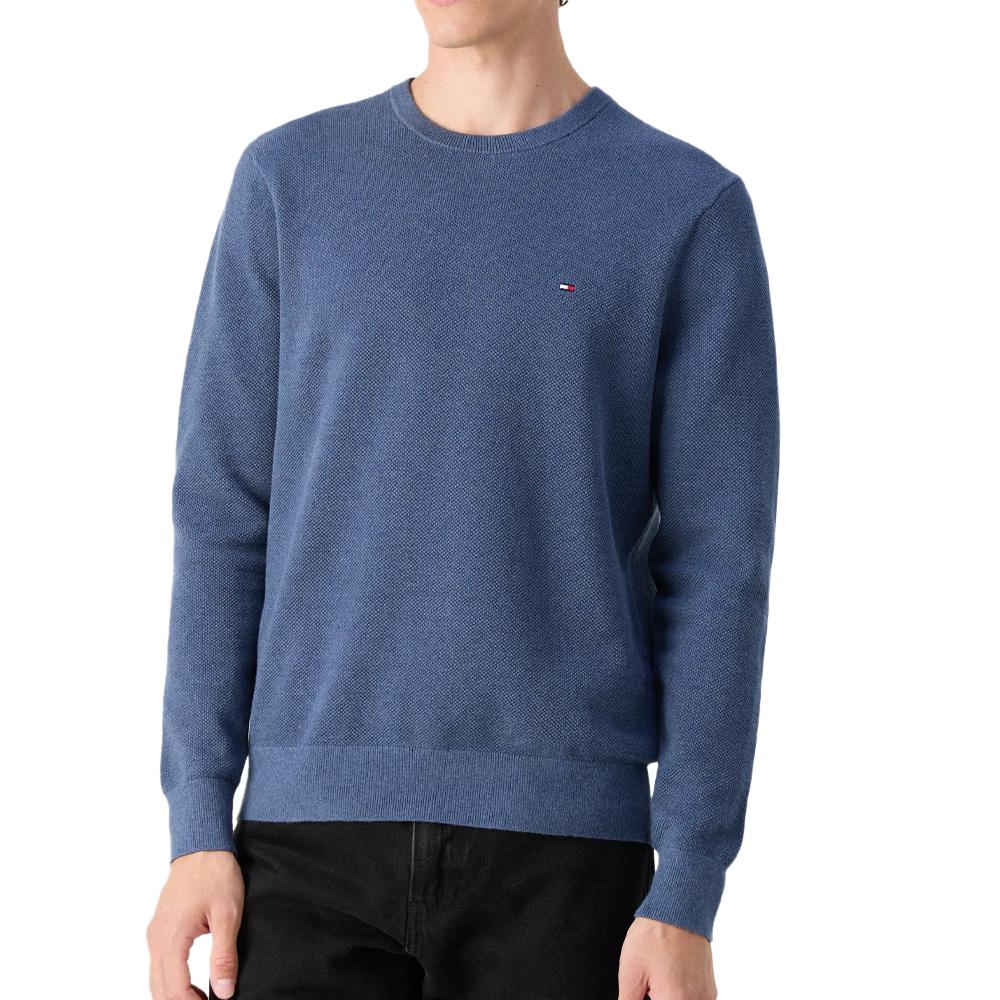 Pull Bleu Homme Tommy Hilfiger MW0MW28046 pas cher