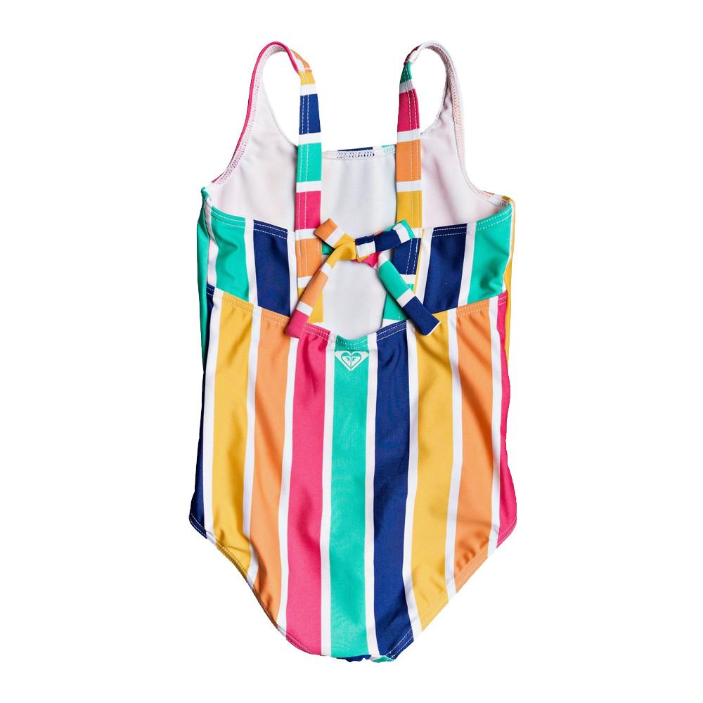 Maillot de Bain Rayures Multicolores 1 Pièce Fille Roxy MAUI vue 2