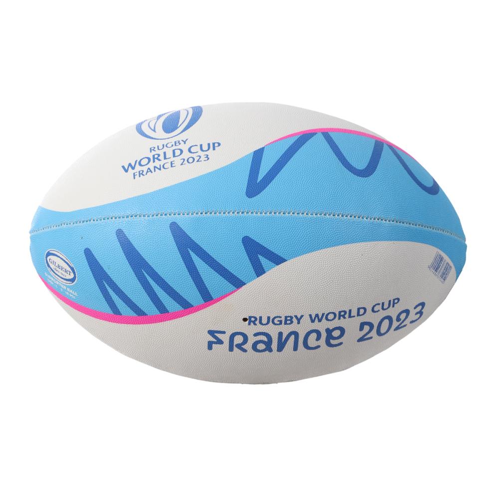 Ballon de Rugby Bleu Gilbert World Cup 2023 pas cher