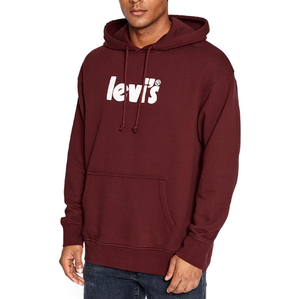 Sweat a capuche Bordeaux Homme Levis Graphic Po