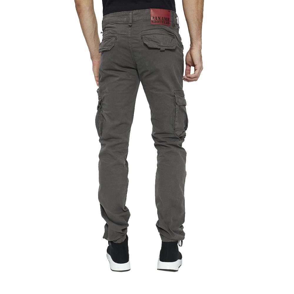 Pantalon Cargo Gris Homme Paname Brothers Joker vue 2