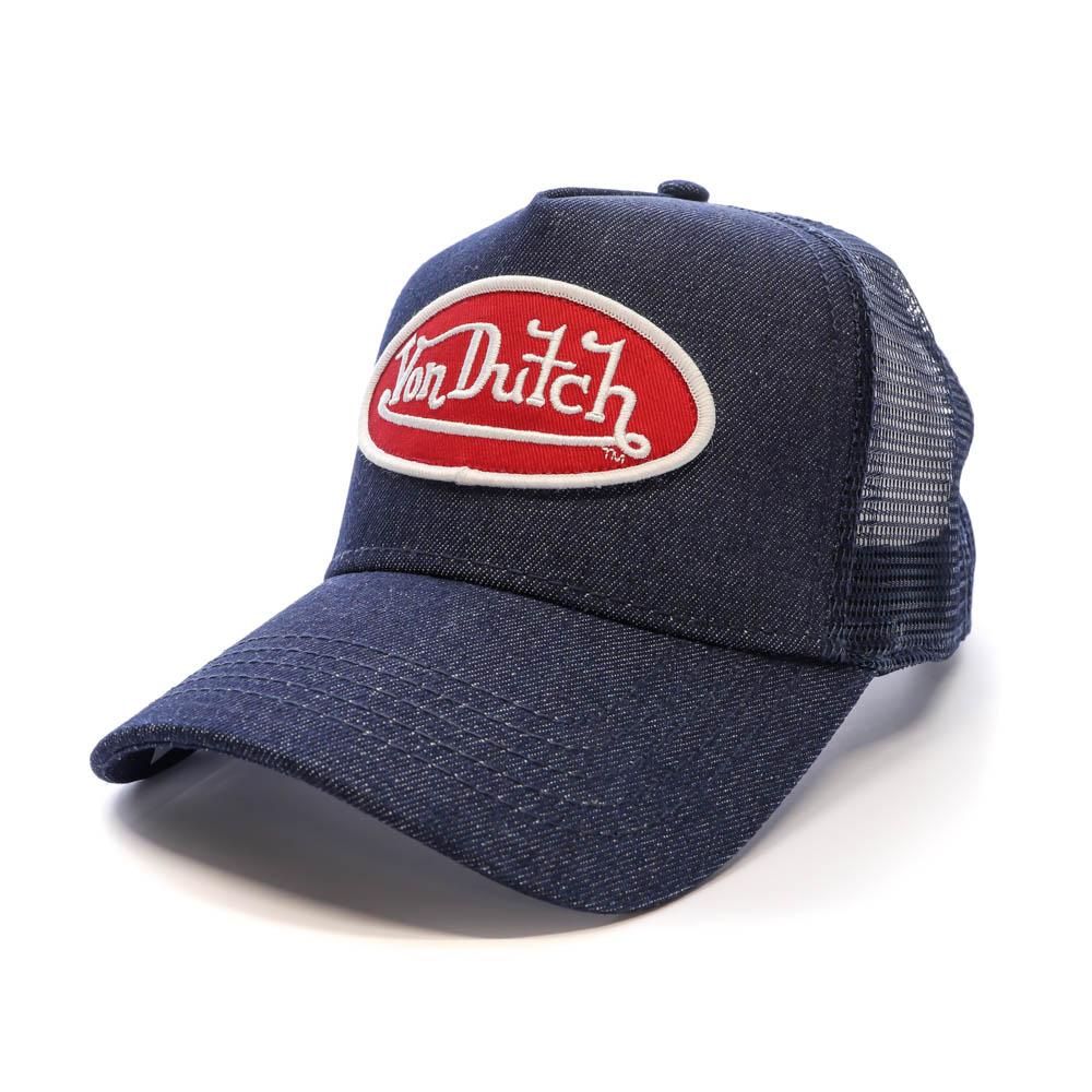 Casquette Bleu/Rouge Homme Marine Von Dutch 925772 pas cher