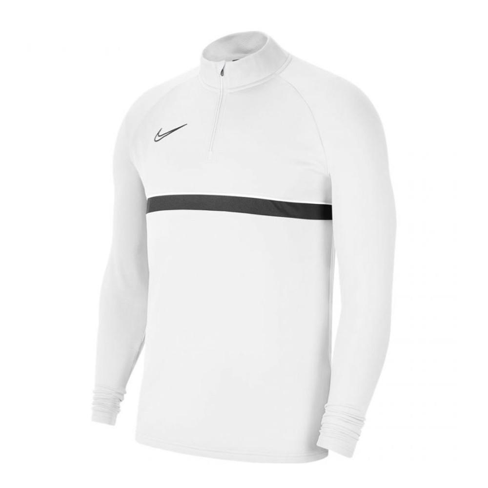 Sweat 1/4 Zip Blanc Homme Nike Academy pas cher