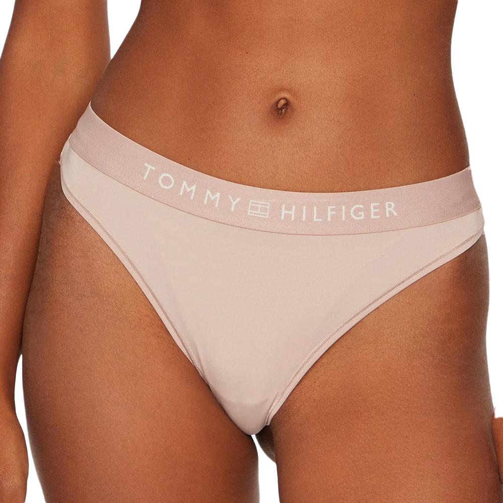 String Rose Pale Femme Tommy Hilfiger Thongw pas cher