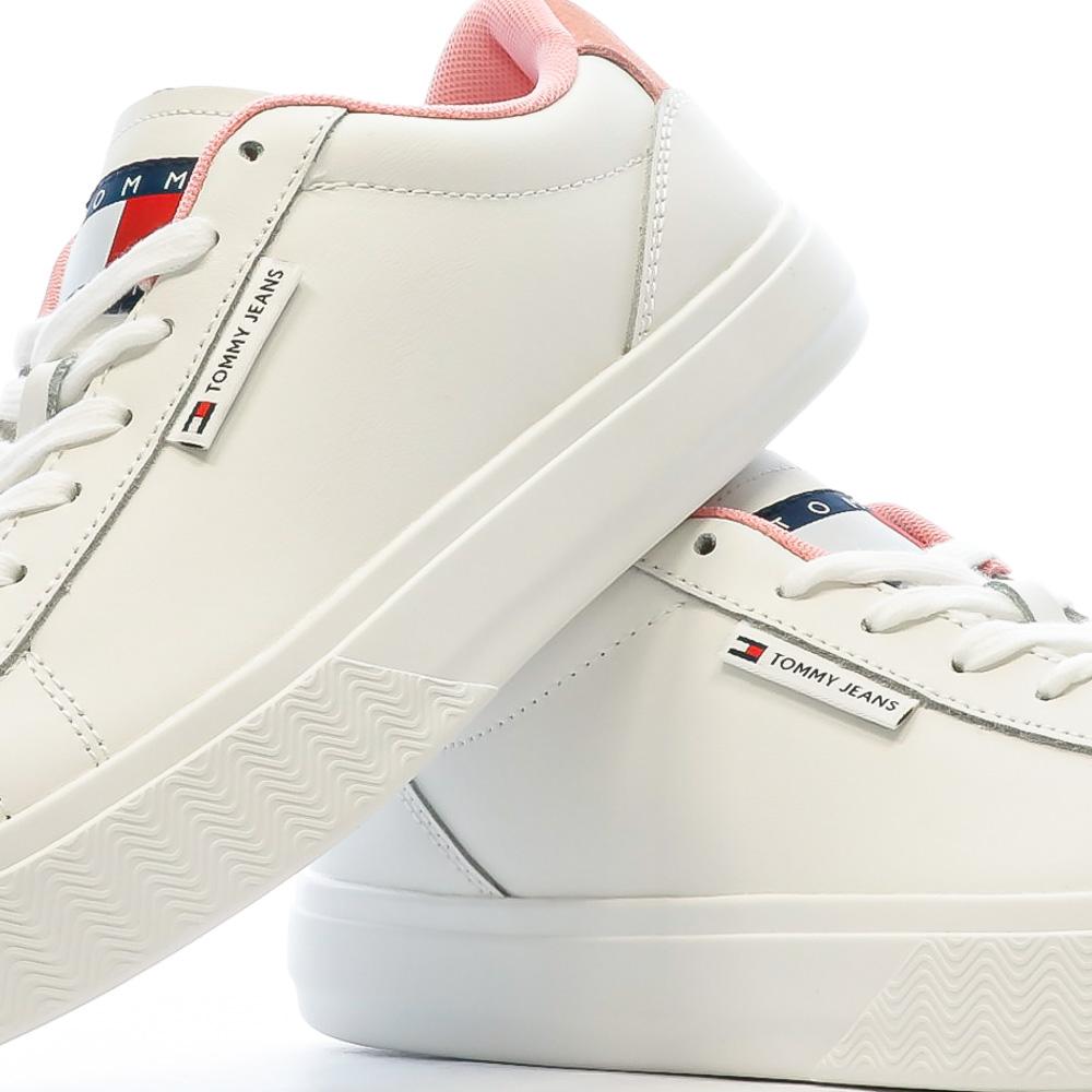 Baskets Blanches Femme Tommy Hilfiger Cupsole Sneaker vue 7