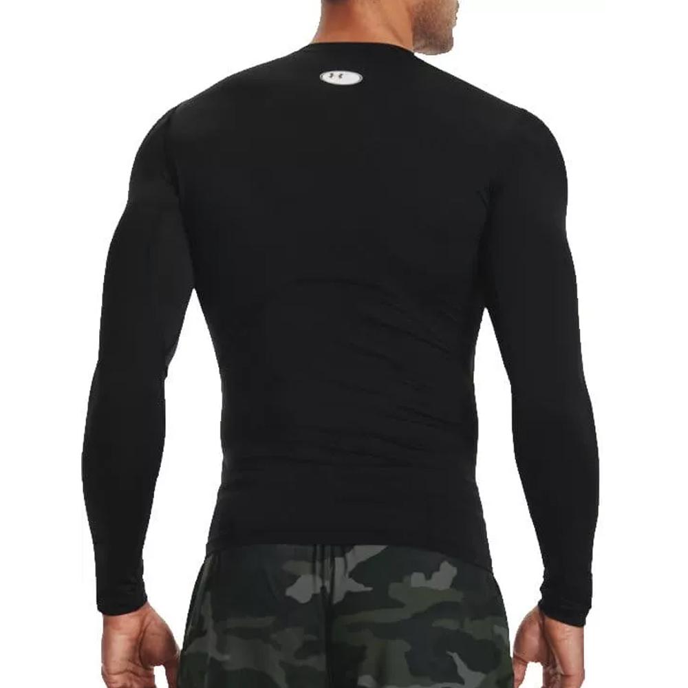 T-shirt Manches Longues Noir Homme Under Armour Comp vue 2