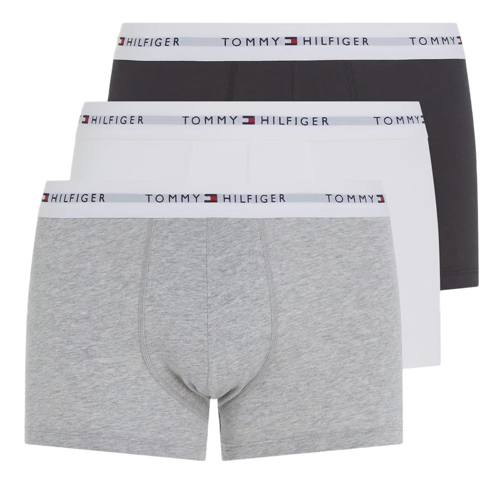 X3 Boxers Noir/Gris/Blanc Homme Tommy Hilfiger UM0UM02761 pas cher