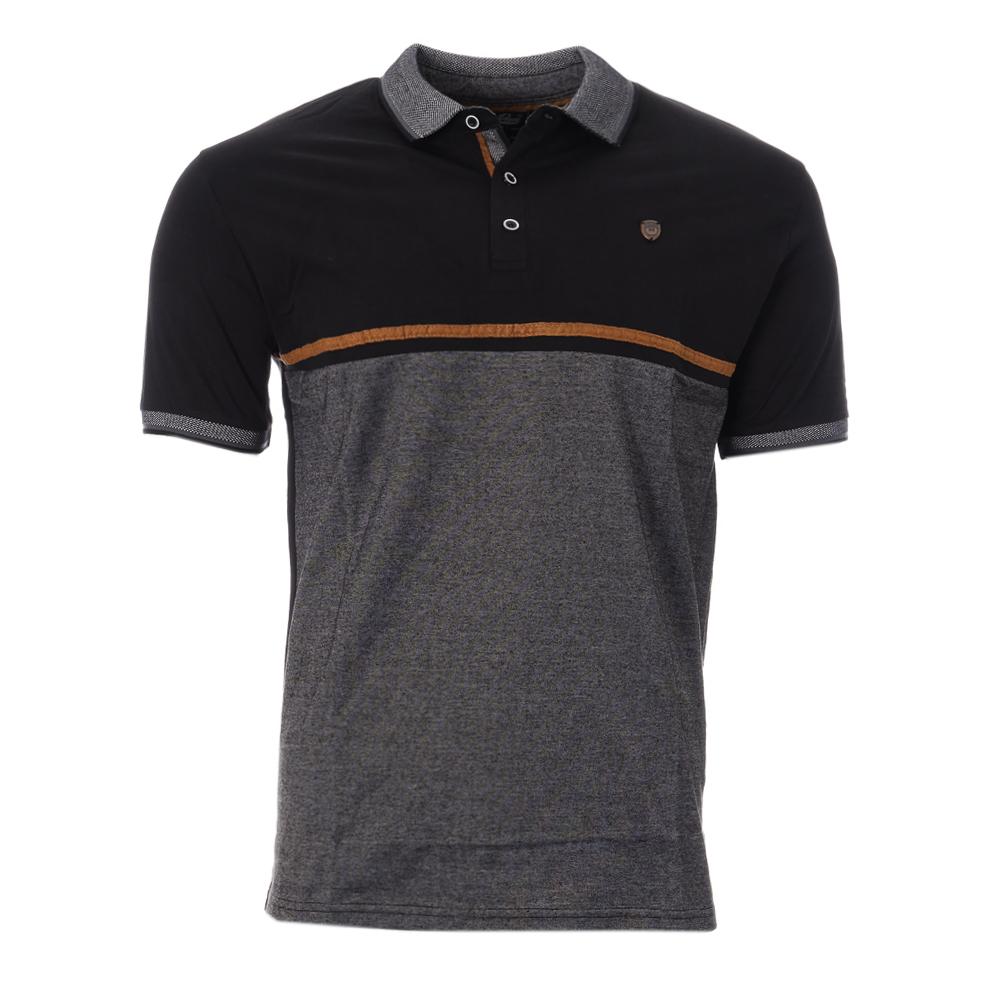 Polo Noir Homme RMS26 91182 pas cher