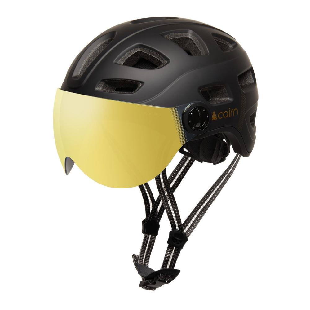 Casque de Vélo Noir Adulte Cairn Quartz Visor Led pas cher