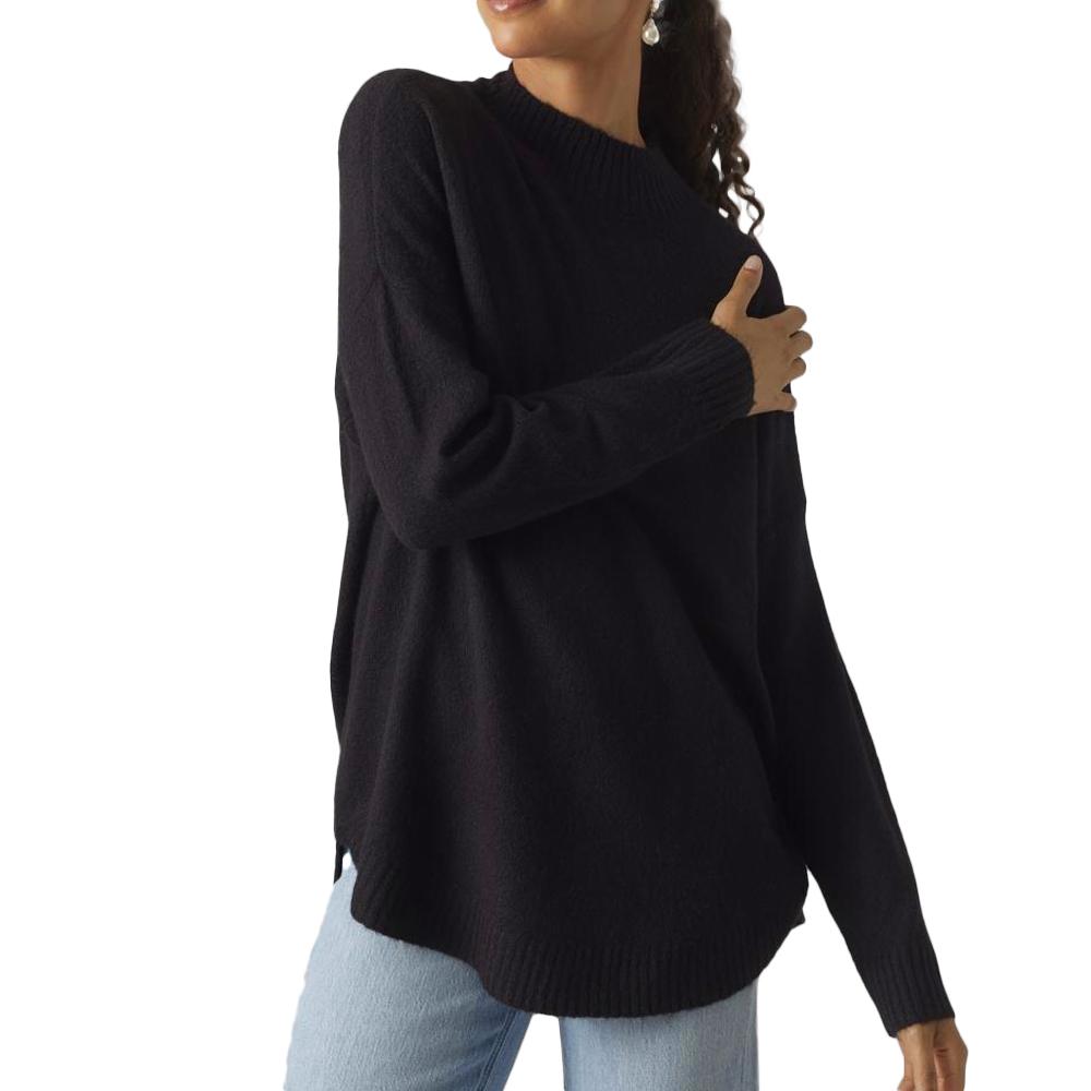 Pull Noir Femme Vero Moda Plaza pas cher