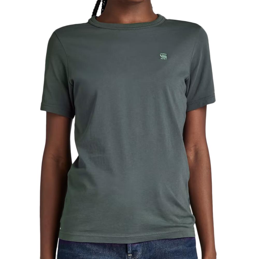 T-shirt Kaki Femme G-Star Raw Core pas cher