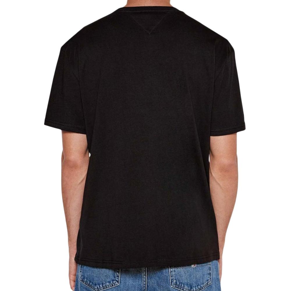 T-shirts Noir Homme Tommy Hilfiger Reg vue 2