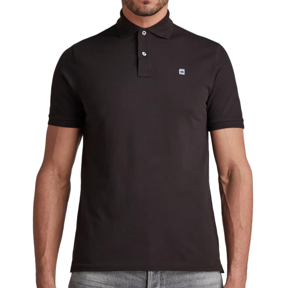 Polo Noir Homme G-Star Dunda pas cher