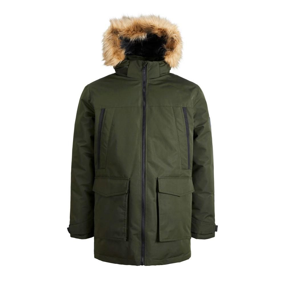 Parka Kaki Homme Jack & Jones Craft pas cher