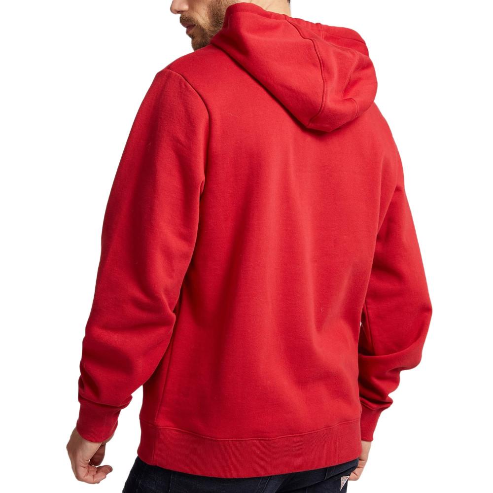 Sweat à capuche Rouge Homme Guess Essential vue 2