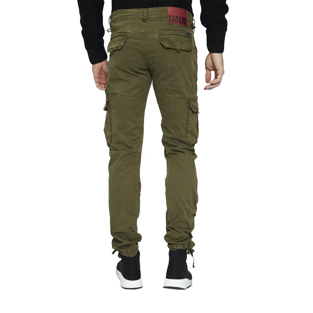 Pantalon Cargo Kaki Homme Paname Brothers Jokair vue 2