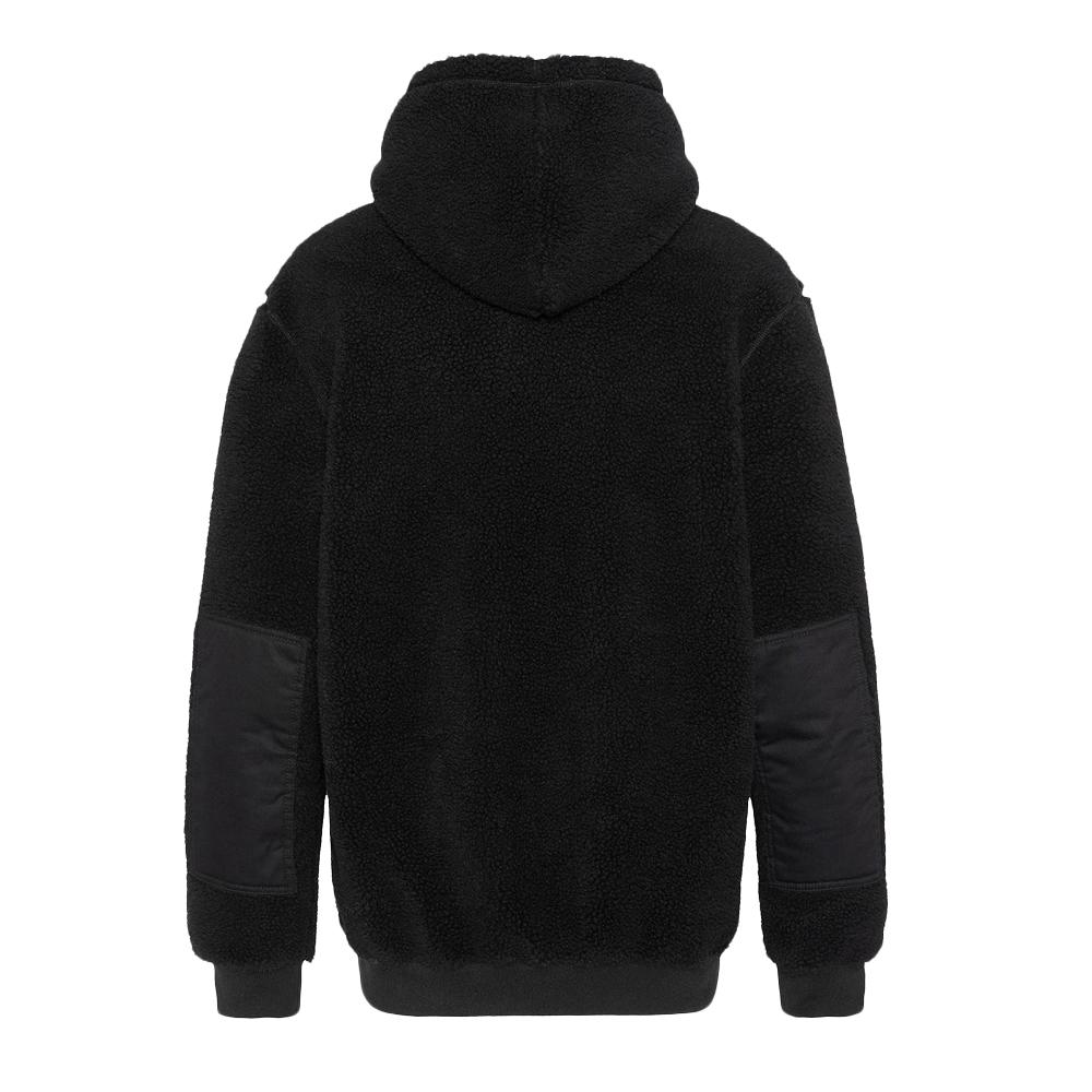 Sweat Sherpa Noir Homme Schott SWWILLOW2 vue 2