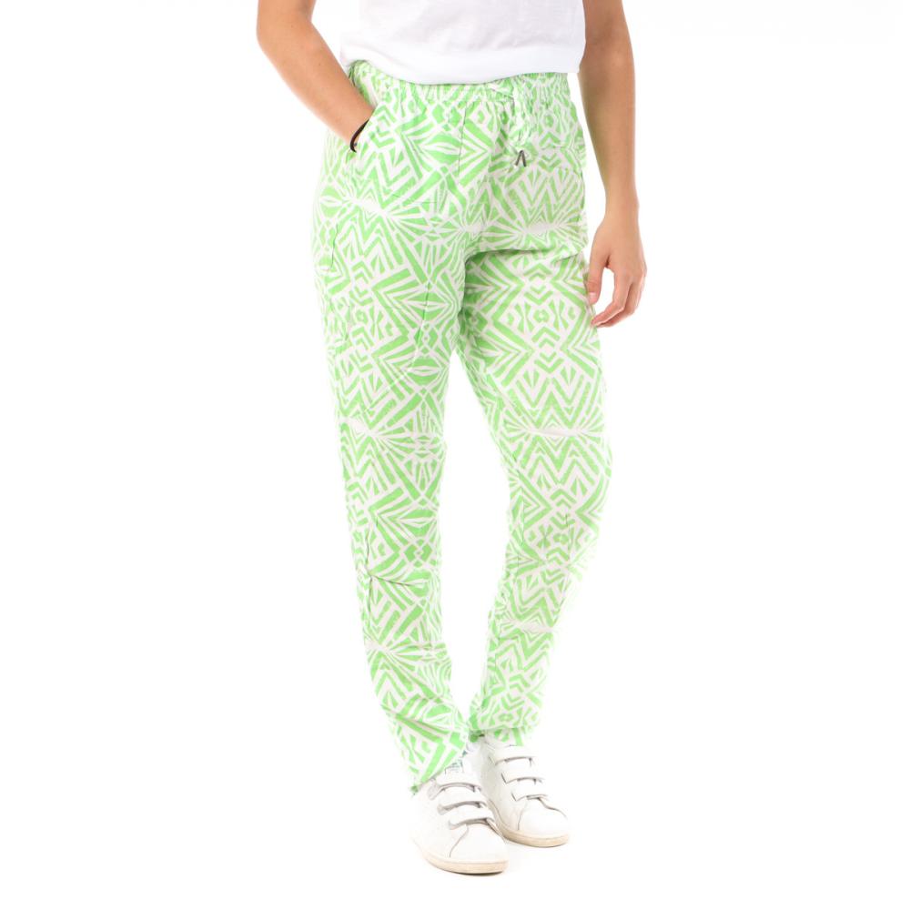 Pantalon Vert à Motifs Femme Only Nova Life pas cher