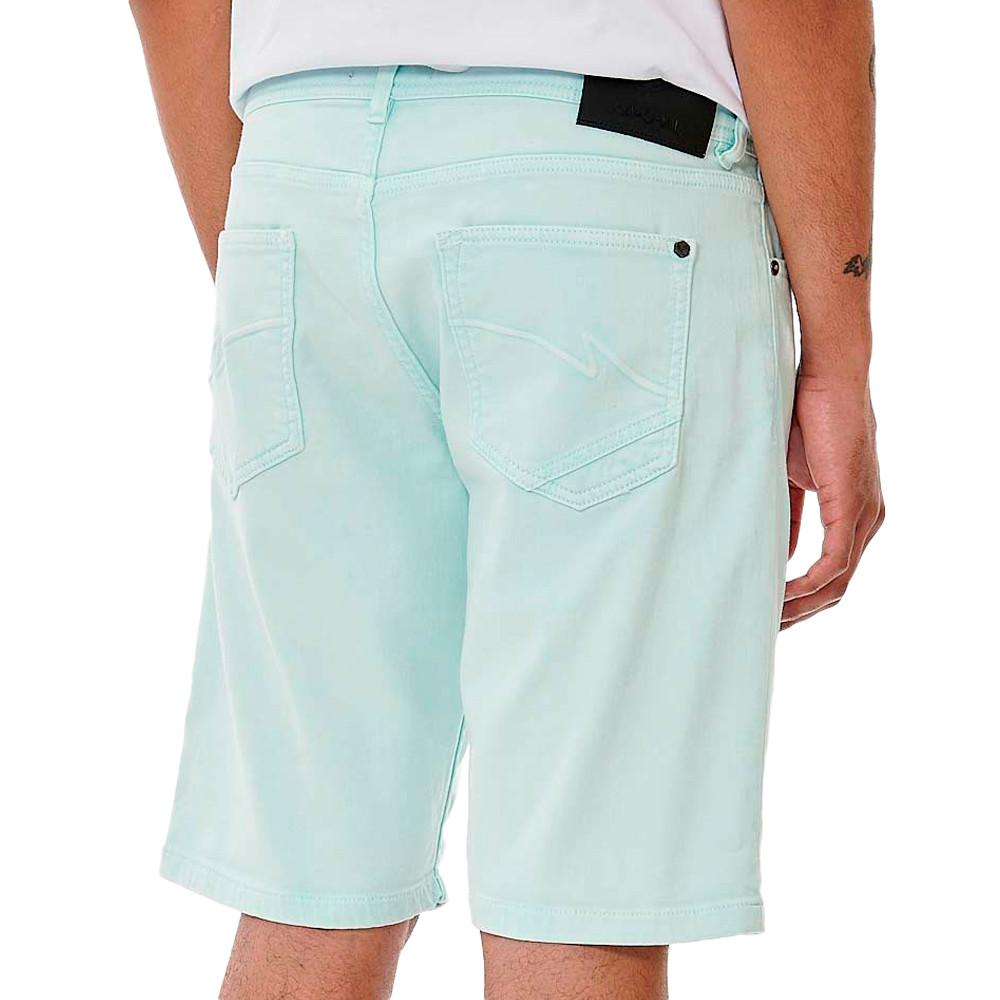 Shorts Turquoise Homme Kaporal 3M8J vue 2