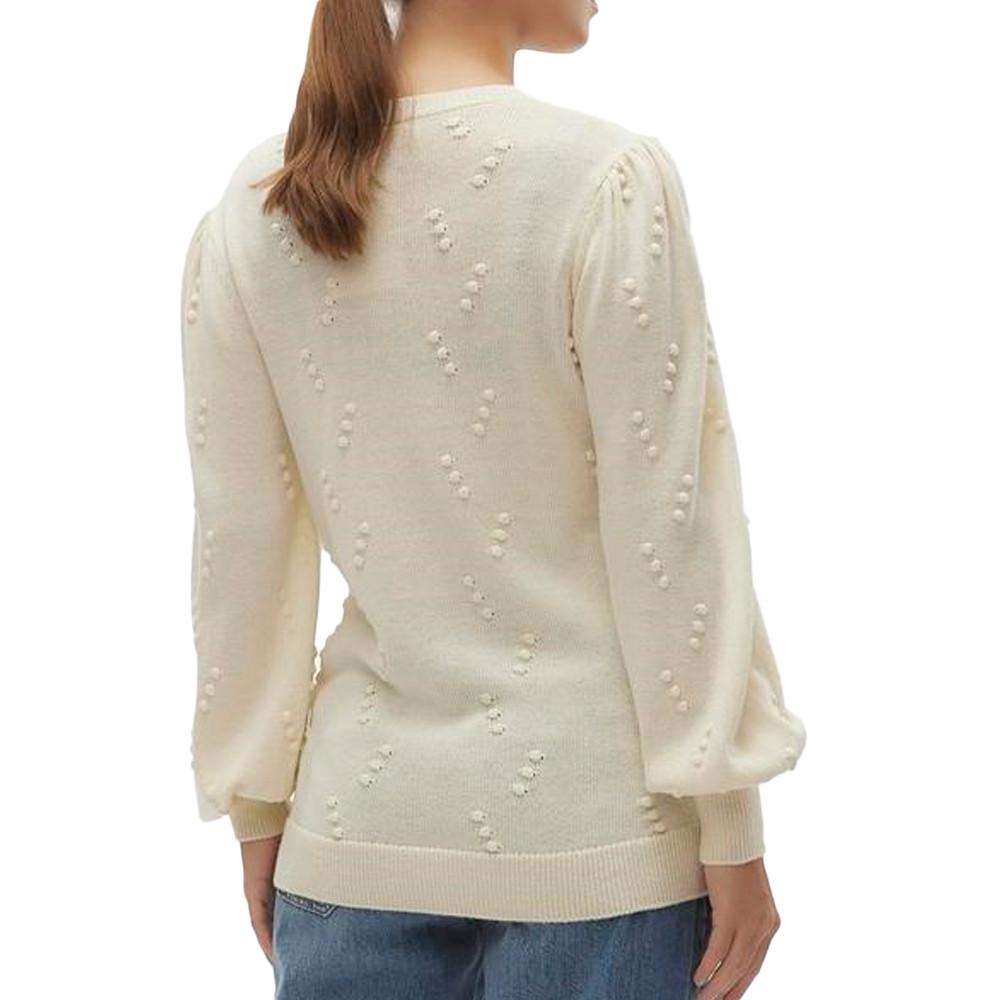 Pull de Grossesse Beige Femme Mamalicious Tora vue 2